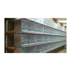 Batterie De 12 Cages 64x30x34 Modèle Champion- New Canariz -Deli Natury Boutique batterie de 12 cages 64x30x34 modele champion new canariz 3000 new canariz livree avec un systeme de rouleaux de papier comme fo 19