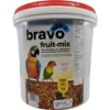 Bravo Fruit Mix Grossier Pour Perruches Et Perroquets En Seau 5kg - Bird-X -Deli Natury Boutique bravo fruit mix grossier pour perruches et perroquets en seau 5kg bird x 102030050 grizo