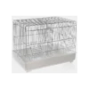 Cage Cova Chromée 42x26x33cm -Deli Natury Boutique cage cova chromee 42x26x33cm 1560035 kinlys cage cova chromee 42x26x33cm