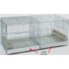 Cage Cova Métal Avec Tiroirs En Plastique 90x40x45cm 1 Cage Cova Métal Avec Tiroirs En Plastique 90x40x45cm -Deli Natury Boutique cage cova metal avec tiroirs en plastique 90x40x45cm 111019002 grizo cage cova metal avec tiroirs en plastique 90x40x45cm livree