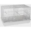 Cage Domus Molinari Blanc 55x32x36cm -Deli Natury Boutique cage domus molinari blanc 55x32x36cm 1560031 domus molinari cage domus molinari blanc dimension 55 x 32 x 36cm