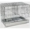 Cage Domus Molinari Métal 2 Compartiments 42x25x31cm -Deli Natury Boutique cage domus molinari metal 2 compartiments 42x25x31cm 1560055 domus molinari cage delevage entierement en acier galvanisee de 42x