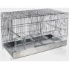 Cage Domus Molinari Métal 2 Compartiments 55x27x35cm -Deli Natury Boutique cage domus molinari metal 2 compartiments 55x27x35cm 1560056 domus molinari cette cage ideale pour la reproduction des oiseaux e
