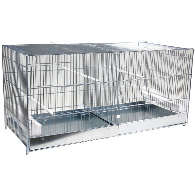 Cage Domus Molinari Métal 2 Compartiments 90x40x45cm 3 Cage Domus Molinari Métal 2 Compartiments 90x40x45cm