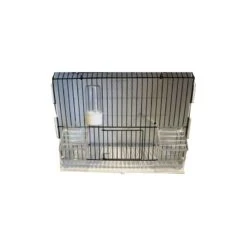 Cage Exposition Plastique 36x17x30cm - 2G-R -Deli Natury Boutique cage exposition plastique 36x17x30cm 2g r art 315fn3 2g r cage de preparation avec facade noire 1 porte centrale avec ressort et 5