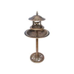 Fontaine Et Abri Oiseaux All Season Bronze 52x52x12cm