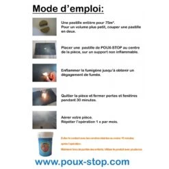 Fumigène Anti-Poux - 3 Pastilles - Poux-Stop -Deli Natury Boutique fumigene anti poux 3 pastilles poux stop poux stop poux stop poux stop est une fumigene possedant un double effet pour ameliorer 5