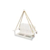 Mangeoire Banc Blanc 38x19,5x21cm -Deli Natury Boutique mangeoire banc blanc 38x195x21cm 17355 kinlys mangeoire banc blanc 38x195x21cm kinlys
