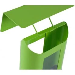 Mangeoire Graines Deno Vert 24cm - Vadigran -Deli Natury Boutique mangeoire graines deno vert 24cm vadigran 13965 vadigran le silo pour oiseaux de la nature denco peut etre rempli avec tous type 2