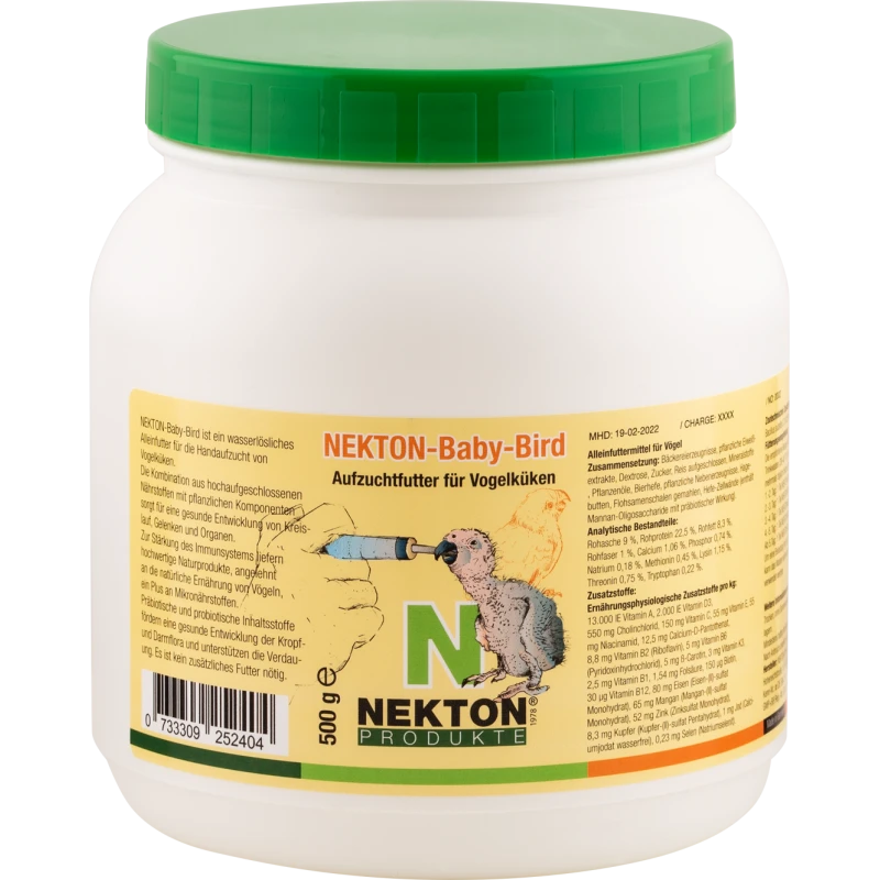 Nekton-Baby-Bird 500gr - Aliment Pour Le Nourrissage à La Main - Nekton 3 Nekton-Baby-Bird 500gr - Aliment Pour Le Nourrissage à La Main - Nekton