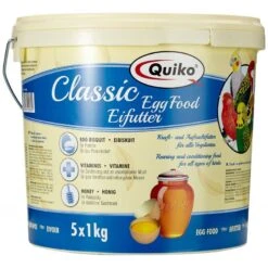 Quiko Classic Pâtée Aux Oeufs 5 Kg -Deli Natury Boutique quiko classic patee aux oeufs 5 kg 100030 quiko quiko classic est une patee delevage et entretien pour toutes les especes doisea 1