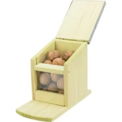 Réserve De Nourriture Pour écureuil - Trixie -Deli Natury Boutique reserve de nourriture pour ecureuil trixie 59607 trixie reserve de nourriture pour ecureuil avec toit ouvrant bois de pin impreg 3